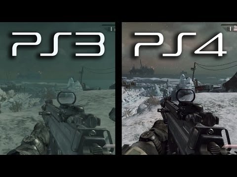 Ghosts: PS3 Vs. PS4 Gameplay Comparison (Current Next Gen Graphics New Playstation 4 1080p HD)