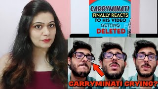 Carryminati reacted to his deleted video|stop making assumptions| vs
tiktok|smile with garima