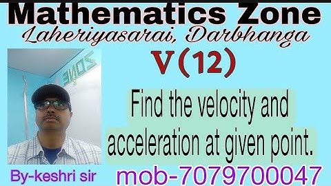 A particle move on curve x= acost , y=asint & z= bt. Find velocity & acceleration at t= 0. & π/2.