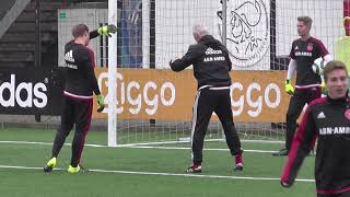 Ajax Amsterdam - Trénink brankářů