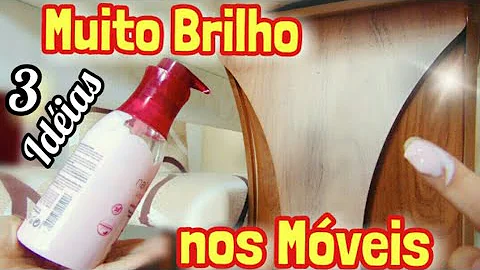 O que passar nos móveis para ficar brilhando?