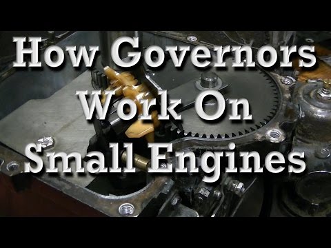 How Small Engine Governors Work (any governor setup)