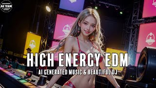 High Energy Edm Music Streaming With Ai Beautiful Dj #Ailookbook #Aimusic #Suno