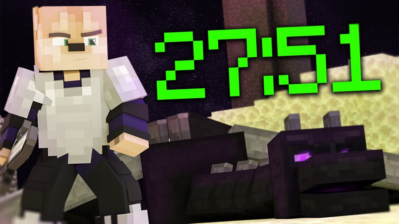 REAKCJA STREAMERÓW NA MÓJ REKORD MINECRAFT SPEEDRUN [27:51]