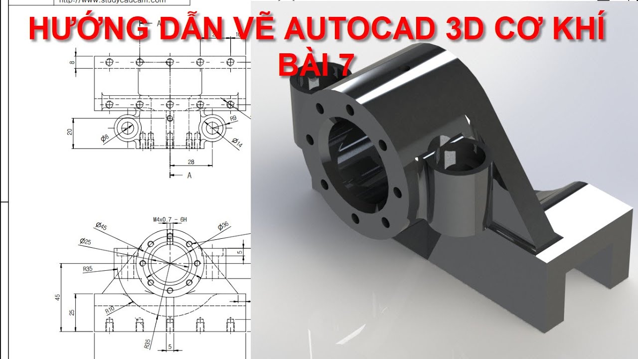 Thư viện autocad 2d cơ khí chuẩn nhất  chi tiết máy  Bim House Education