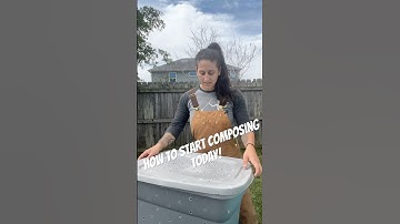 Start composting! Here’s an easy way…#compost #garden #backyardgarden