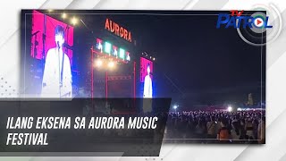 Ilang eksena sa Aurora Music Festival | TV Patrol