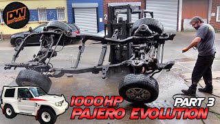 Is the Pajero Evolution a rust bucket? Body off for the V8 swap - Pt 3