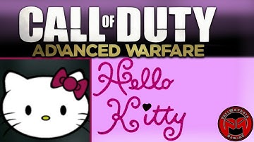 Advanced Warfare Hello Kitty Emblem Tutorial