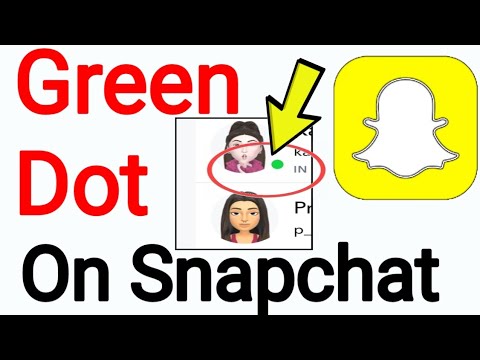 What Is Green Dot On Snapchat