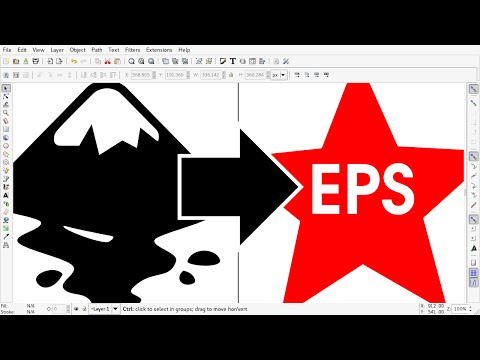 How To Make .EPS file in Inkscape