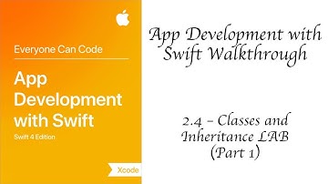 2.4-Classes, Inheritance - Part 1 - Swift 4 - App Development With Swift