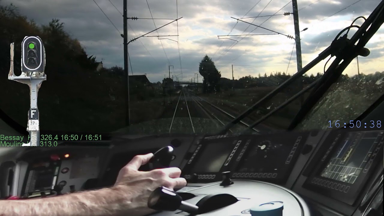 En train : de Moulins à Clermont en cabine de Régiolis