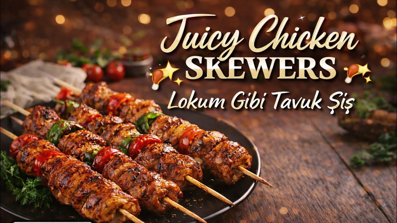 ✨ Perfect Oven Chicken Skewers 🍗✨ | Lokum Gibi Tavuk Şiş🫠