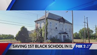 Organizers raise money to save first Black school in Illinois