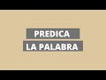 Estudio Bíblico | Predica la palabra - REFLEXIÓN.