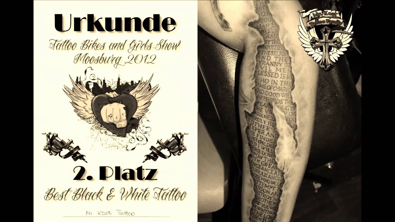 Mr.Kost Tattoo Family - YouTube - Tattoo Leverkusen
Mr.Kost Tattoo Family - YouTube - Tattoo Leverkusen