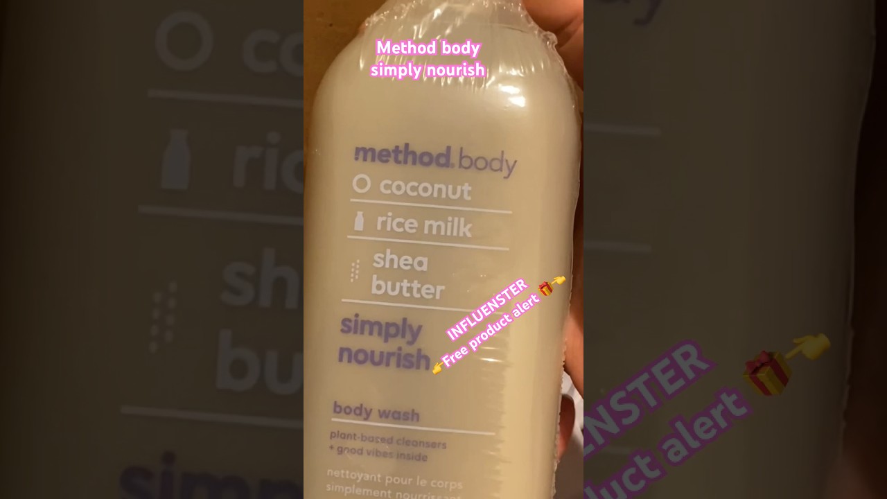 Free INFLUENSTER 🎁: Method Body Simply Nourish 18 oz 