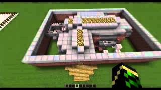 High Tech Kitchen House small and easy Minecraft