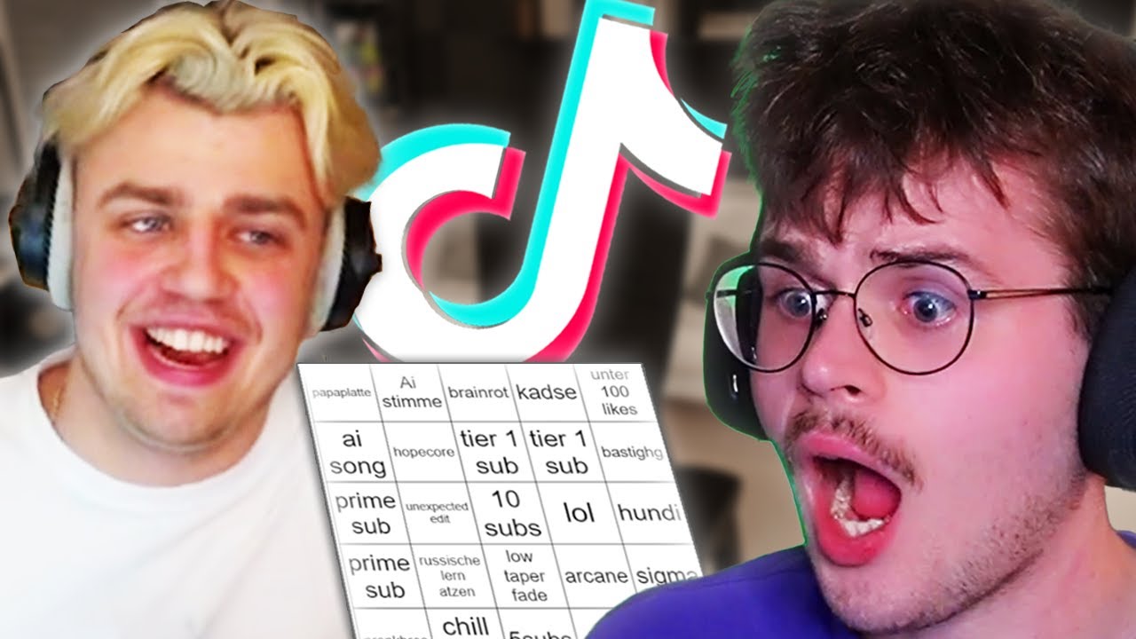 Spontane EXTREM LUSTIGE Runde Tiktok Bingo