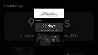 99 Days left: your hard work’s silence will roar #shorts #success #successmindset #motivation