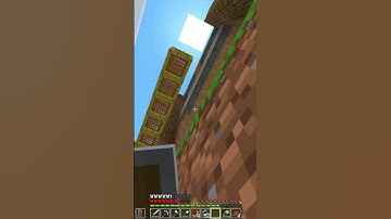 Scaffolding is DANGEROUS! #minecraft #minecraftshorts #minecraftsurvival