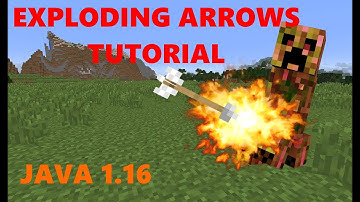 Exploding Arrows Tutorial In Vanilla Minecraft | Java 1.14 - 1.17 | Command Blocks
