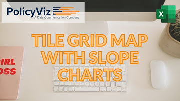 Tile Grid Maps with Slope Charts