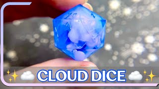 Making Cloud Dice: Three Colorways!