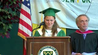 Kate Janik 2018 Salutatorian Speech - Trinity Catholic High
