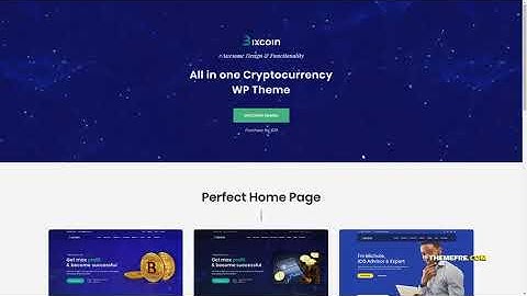 Bixcoin theme for Wordpress free