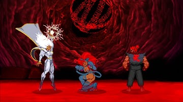 Marvel VS Capcom 2 - Storm/Felicia/Akuma - Expert Difficulty Playthrough