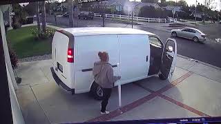 Porch pirate caught on cam stealing from multiple West Hills homes