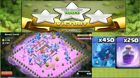 coc unlimited troops 2020 / Wow! 250 Range spell and 450ed attack / clash of clans