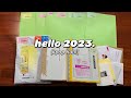 first asmr kpop haul &amp; unboxing of 2023, hello!! (nct, enhypen, sf9, a.c.e + more!)