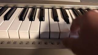 Video thumbnail of "Playa Sola - Invasores de Nuevo Leon (Melodia Tutorial en Teclado)"