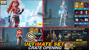 😱 New Ultimate Set Crate Opening 🔥 Cryonix Wraith + Vector Upgrade + Foxy Flare Set | @sahilplayZ9 