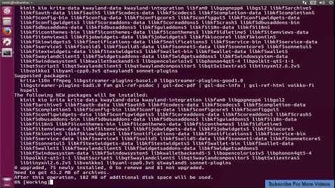 How To Install Krita On ubuntu 17.04 zesty zapus