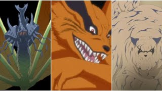 9 Tailed beast from weakest to strongest #naruto #anime #narutoshippuden