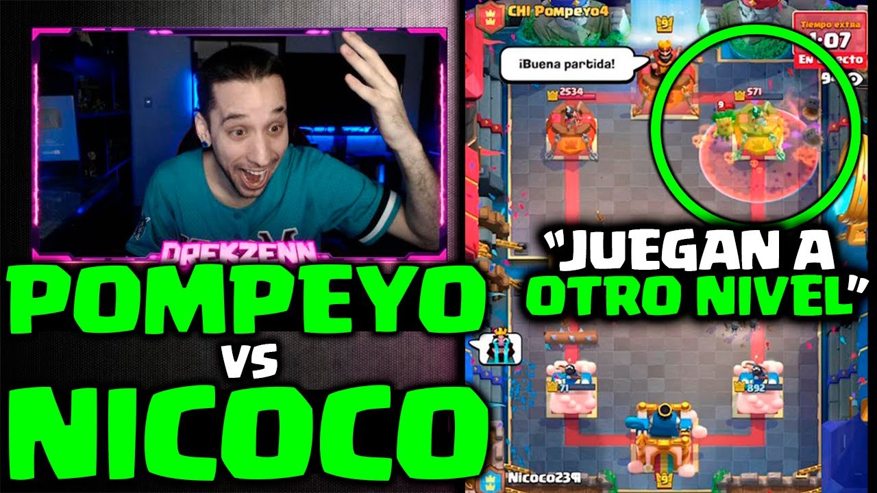 ASÍ FUE EL POMPEYO VS NICOCO EN LA COPA MUNDIAL DE LADDER DE 2000 DÓLARES | DrekzeNN | Clash Royale