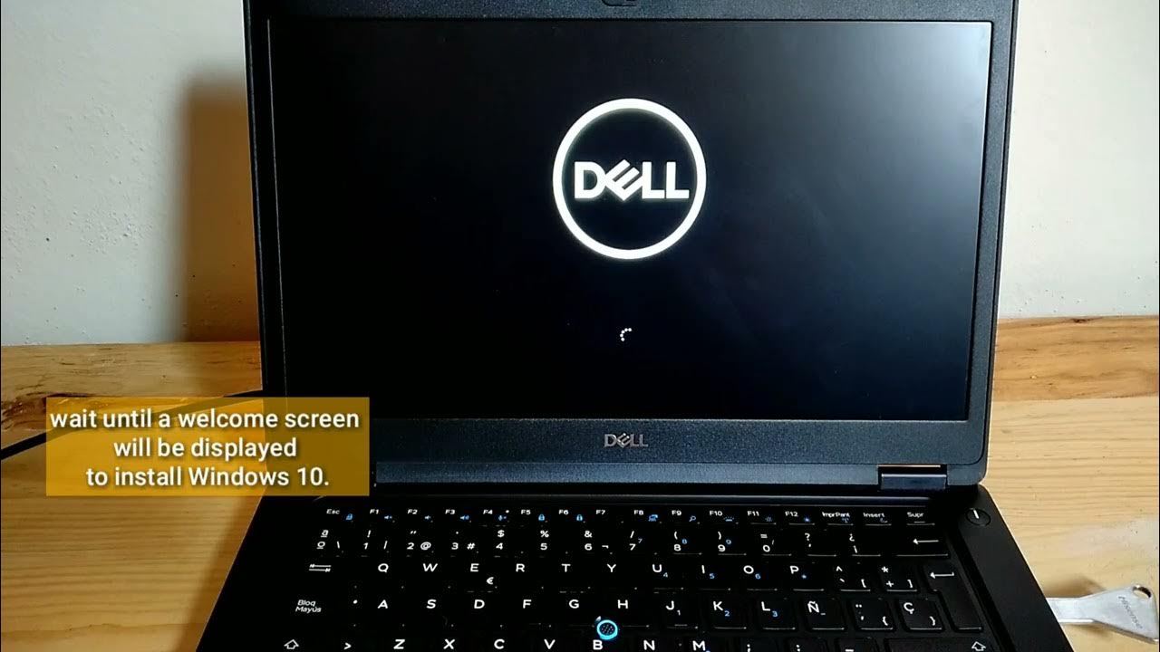 Easy way to boot from a usb on dell laptop to install windows 10 or 11