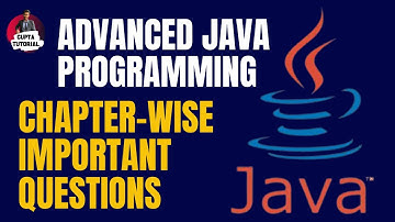 Advanced Java Programming | Chapter-wise important questions |