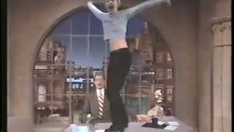 Drew Barrymore Flashes Dave Letterman