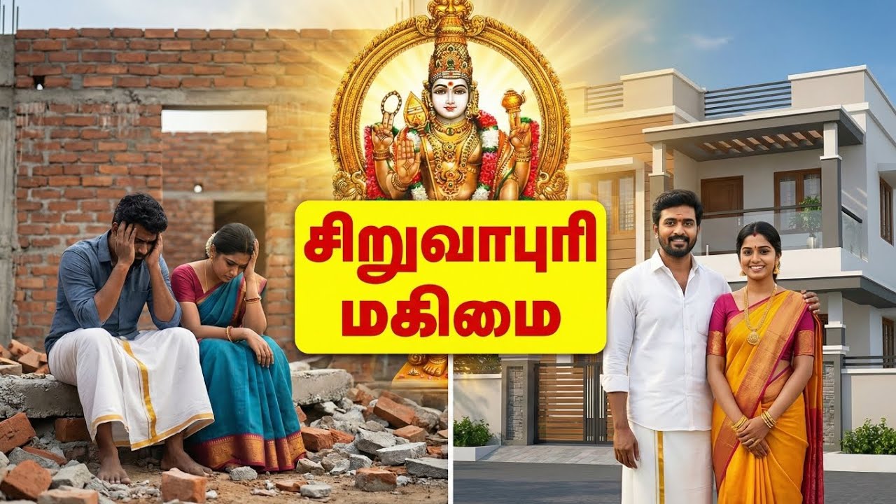 6 வாரத்தில் சொந்த வீடு! 🏠 சிறுவாபுரி முருகன் கோவில் அதிசயம் | Siruvapuri Murugan History