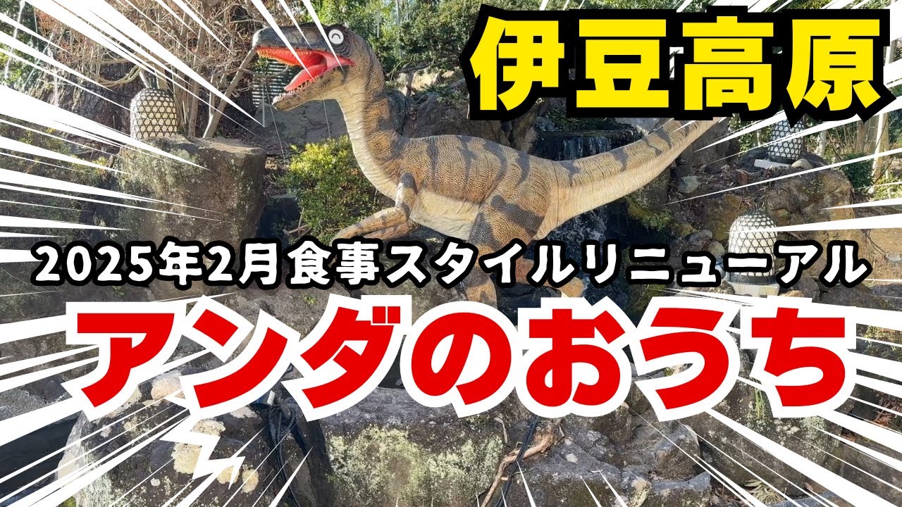 【アンダのおうち】伊豆観光  2025年食事がリニューアル。大人も子供も楽しめる伊豆高原のリゾートホテル。