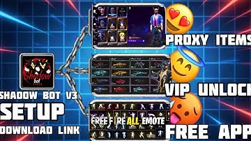 SHADOW BOT V3 & PROXY ITEMS FULL REVIEW & SETUP ( NO ADD DOWNLOAD LINK 🖇️😍