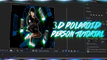 3D POLAROID PERSON TUTORIAL | AFTER EFFECT