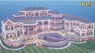 Minecraft: GIANT Suburban Mansion Tutorial | Part 3