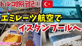 【トルコ旅行記①】エミレーツ航空 ドバイ経由で東京 羽田からトルコ イスタンブールへ