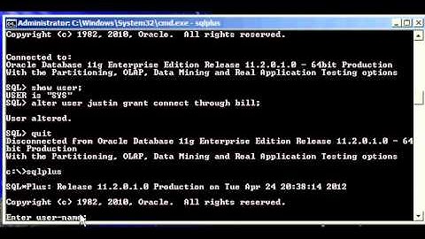 Oracle DBA Justin - How to create a proxy user